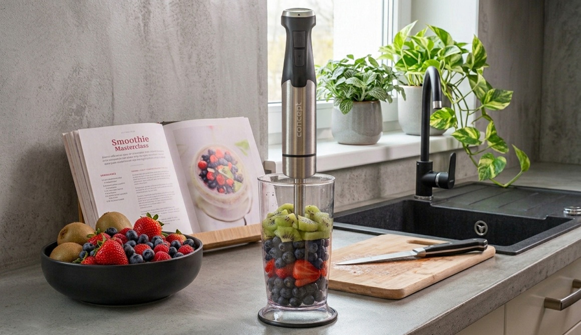 Tyčový mixér s mixovací nádobou Concept TM5110 v kuchyni