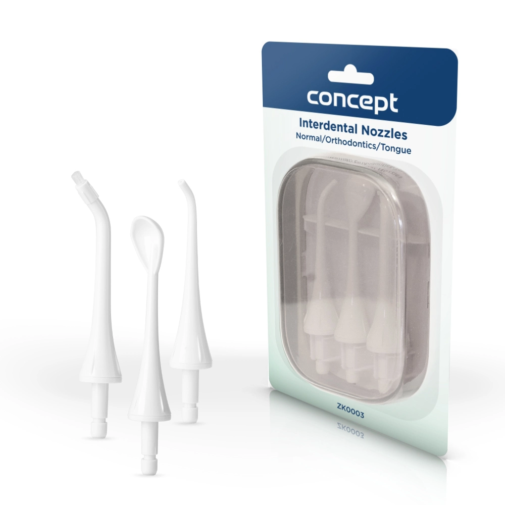 Náhradní hlavice k dentální sprše PERFECT SMILE ZK402x, ZK4030, white, set 3 ks ZK0003