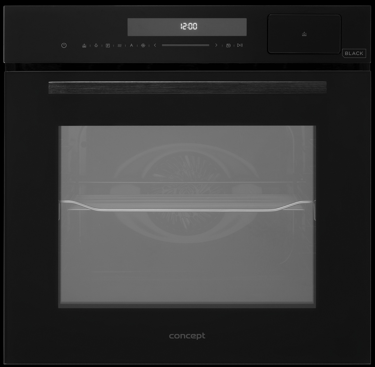Vstavaná parná rúra Steam+ ETV9960bc BLACK